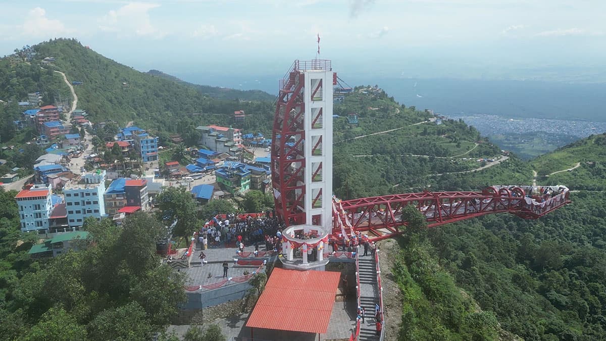 भेडेटारको स्काइवाकमा दुई वर्षमा तीन लाखभन्दा बढी पर्यटक - Image 1