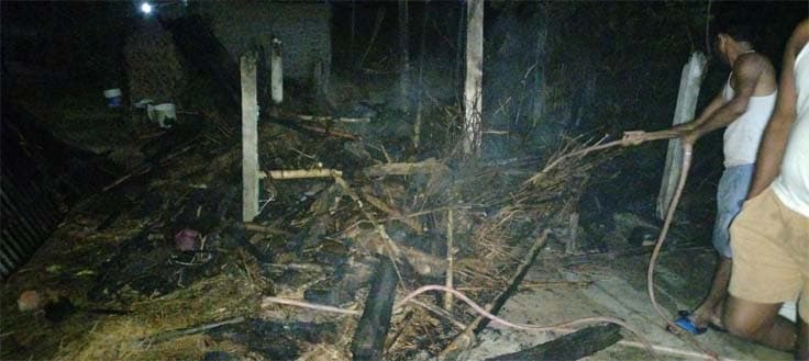 सप्तरीको विभिन्न ठाउँमा आगलागी, ठूलो क्षति - Image 1