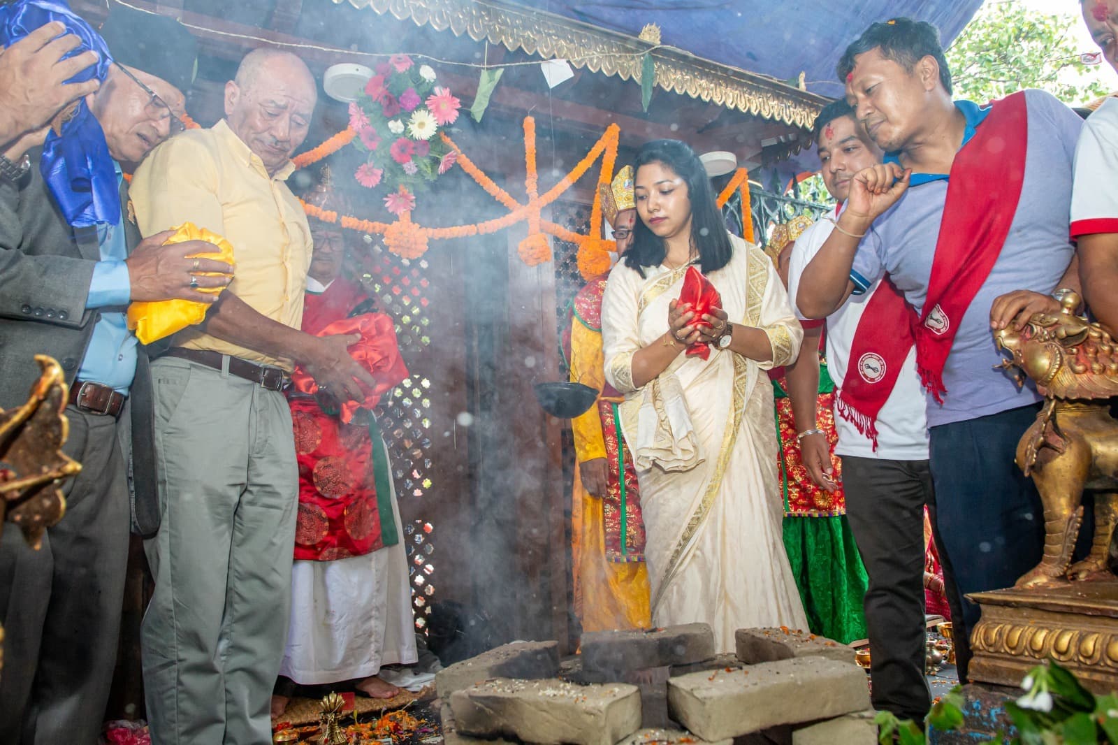 ८ करोड ९५ लाखमा पुनःनिर्मित महाङ्काल सत्तल उद्घाटन - Image 12