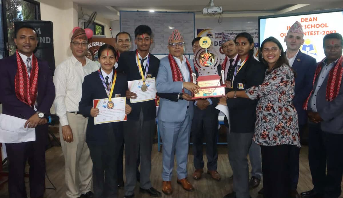 अन्तर–विद्यालय क्विज प्रतियोगिता, माउन्ट सेब प्रथम, लालीगुराँस द्वितीय - Image 1